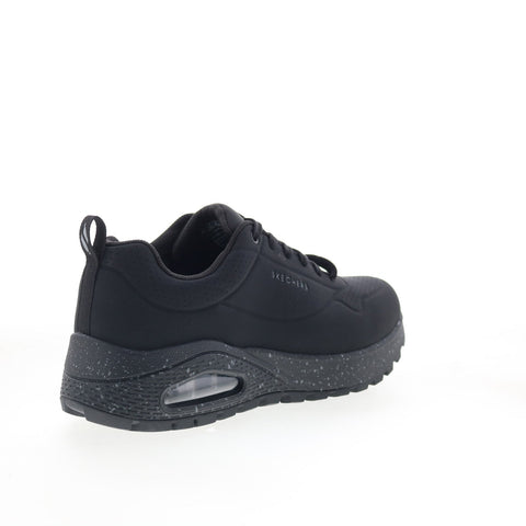 Skechers Uno Rugged Wat-Air-Proof Mens Black Lifestyle Sneakers Shoes