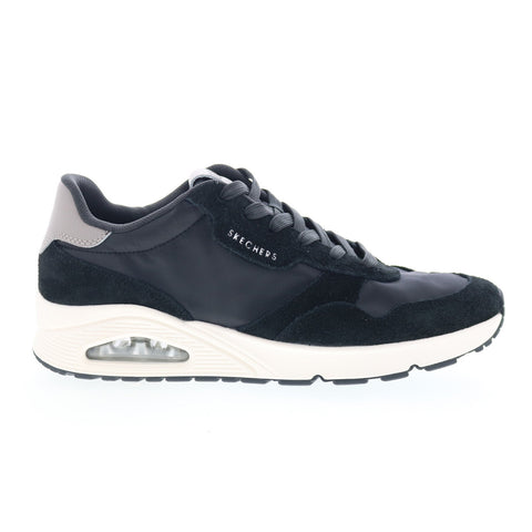 Skechers UNO - Vintage Dayz 183053-BLK Mens Black Lifestyle Sneakers Shoes