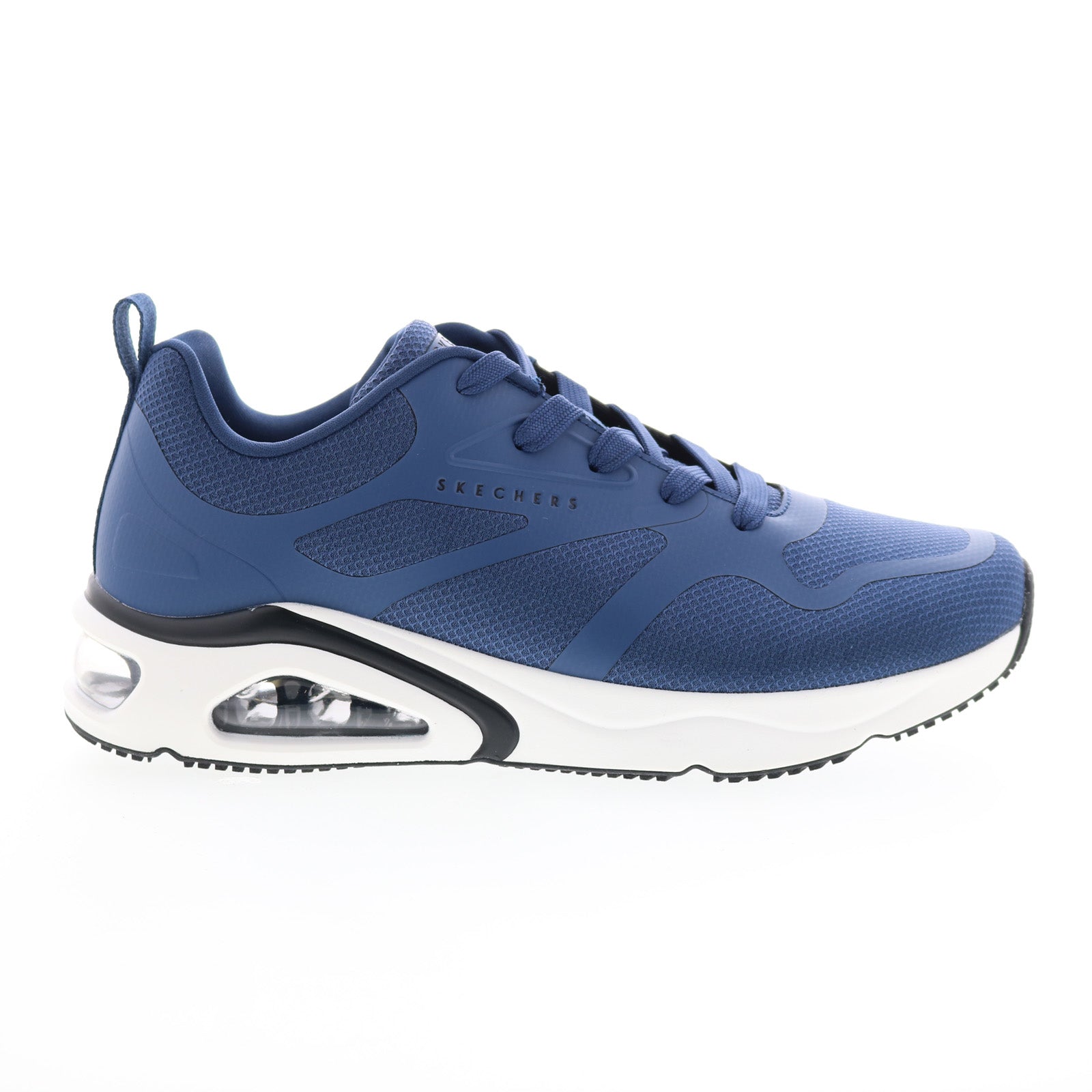 Skechers Tres-Air Uno Revolution-Airy Mens Blue Wide Sneakers