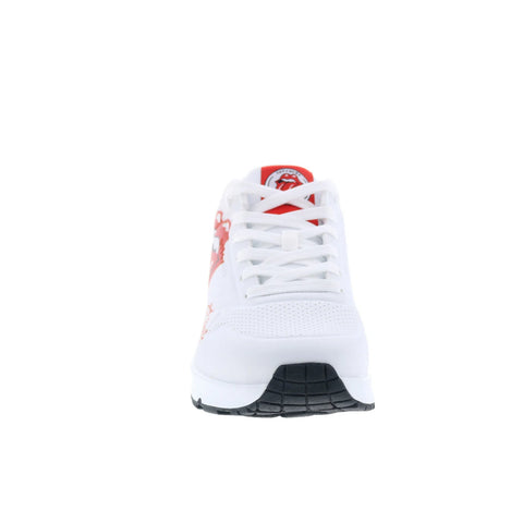 Skechers Uno - Rolling Stones Single! Mens White Lifestyle Sneakers Shoes
