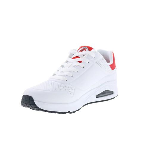 Skechers Uno - Rolling Stones Single! Mens White Lifestyle Sneakers Shoes