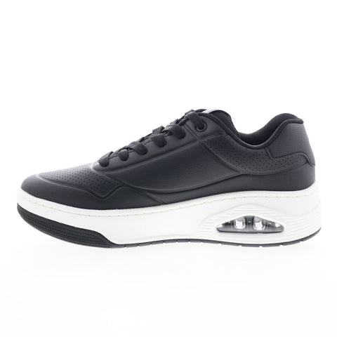 Skechers Uno Court 183145 Mens Black Synthetic Lifestyle Sneakers Shoes