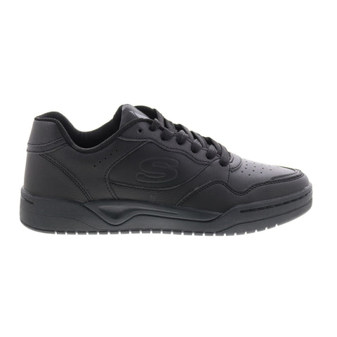 Skechers Koopa Court Volley Low Varsity Mens Black Lifestyle Sneakers Shoes