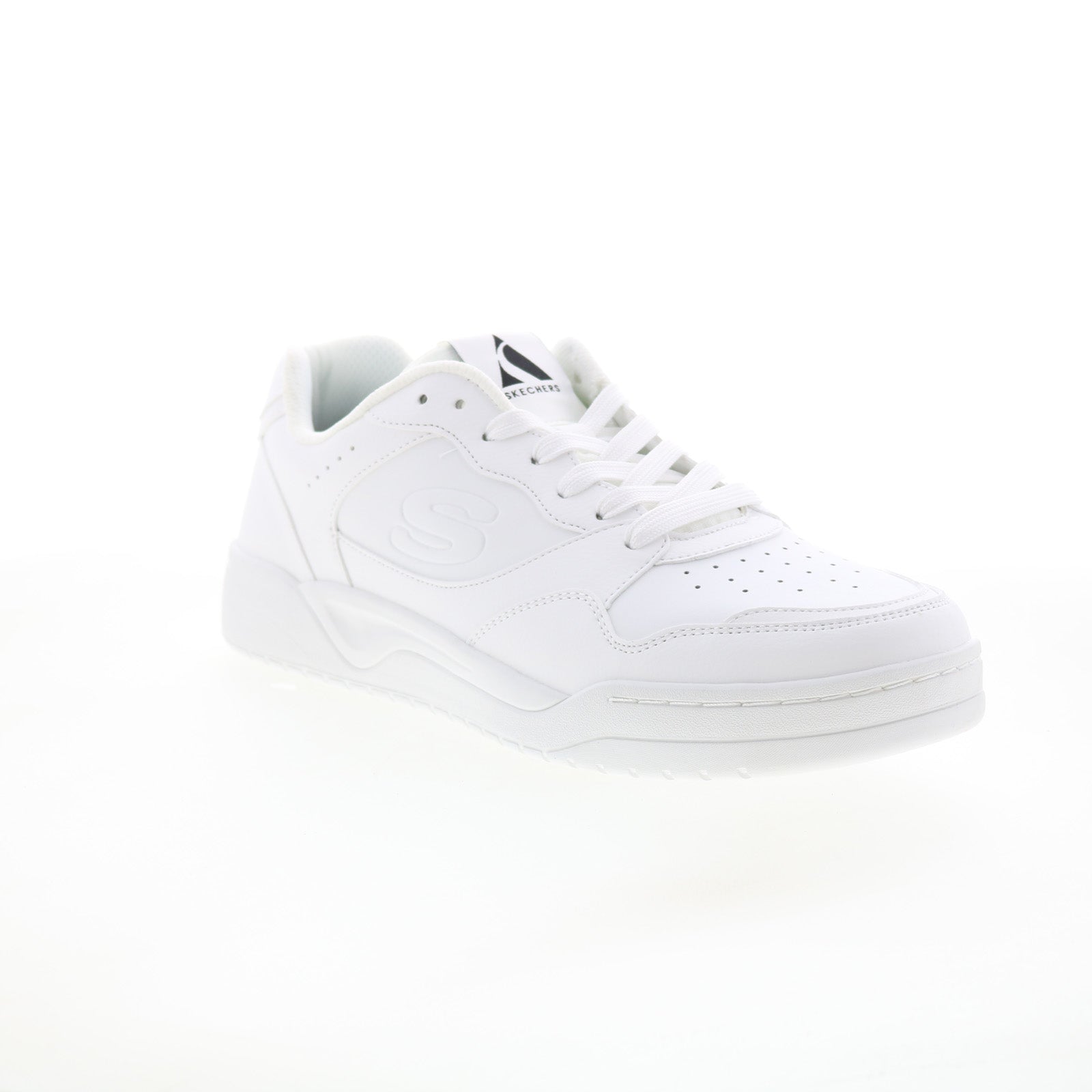 Skechers Koopa Volley Low Varsity Mens White Lifestyle Sneakers
