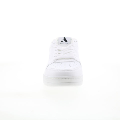 Skechers Koopa Volley Low Varsity Mens White Lifestyle Sneakers Shoes