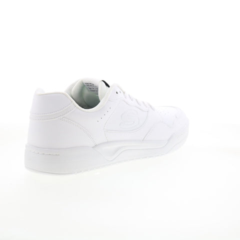 Skechers Koopa Volley Low Varsity Mens White Lifestyle Sneakers Shoes