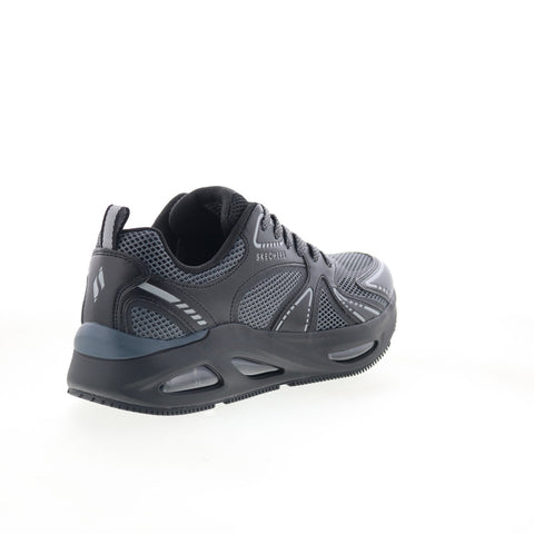 Skechers Uno Ego Aurair 183302 Mens Black Mesh Lifestyle Sneakers Shoes