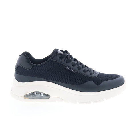 Skechers Uno Flex - Spring On Air Mens Black Lifestyle Sneakers Shoes