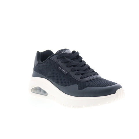 Skechers Uno Flex - Spring On Air Mens Black Lifestyle Sneakers
