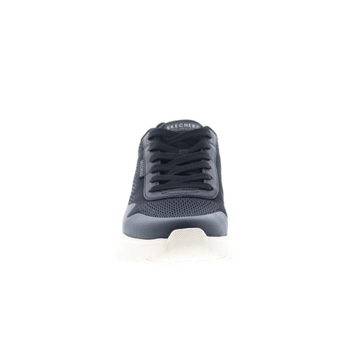 Skechers Uno Flex - Spring On Air Mens Black Lifestyle Sneakers Shoes