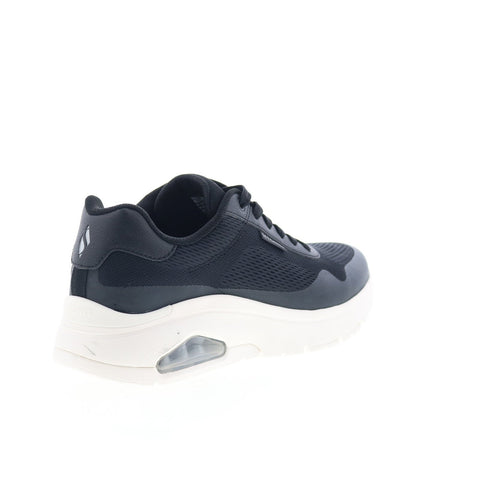 Skechers Uno Flex - Spring On Air Mens Black Lifestyle Sneakers Shoes