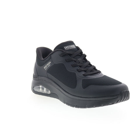 Skechers Uno Flex - EZ Air Slip-Ins Mens Black Lifestyle Sneakers Shoes