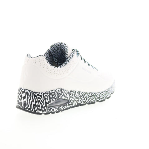 Skechers Uno Stark Mini Drip Jen Stark Mens White Lifestyle Sneakers Shoes