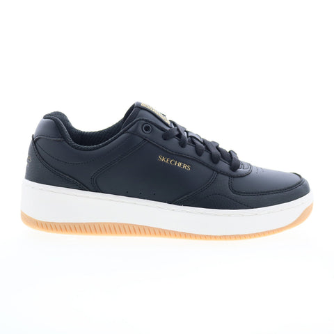 Skechers Sport Court 2.0 Core Essential Womens Black Lifestyle Sneakers Shoes