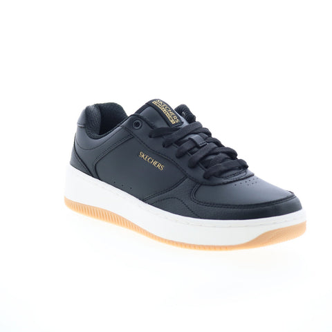 Skechers Sport Court 2.0 Core Essential Womens Black Lifestyle Sneakers Shoes