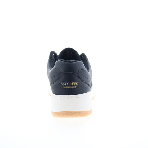 Skechers Sport Court 2.0 Core Essential Womens Black Lifestyle Sneakers Shoes