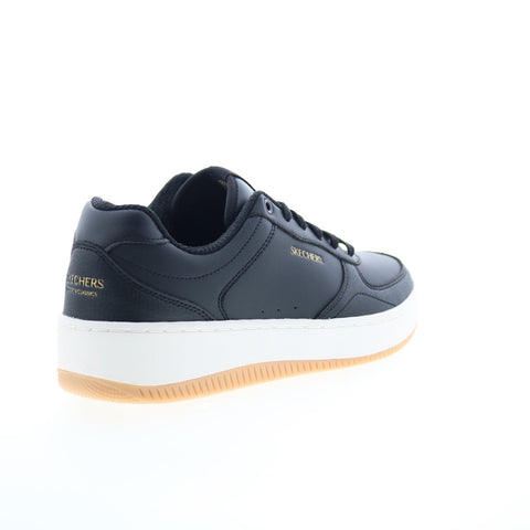 Skechers Sport Court 2.0 Core Essential Womens Black Lifestyle Sneakers Shoes