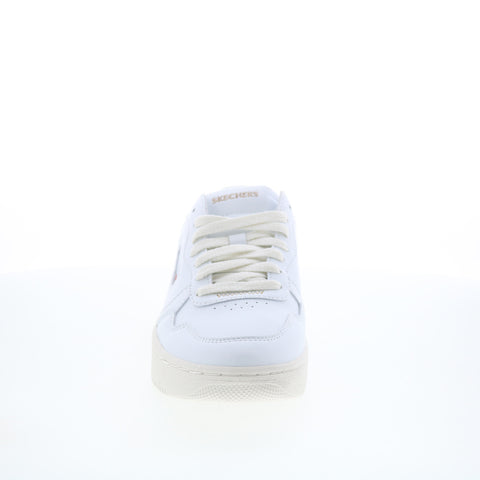 Skechers Sport Court 2.0 Gleaming Shine Womens White Sneakers Shoes