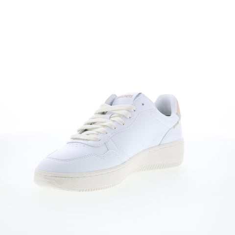 Skechers Sport Court 2.0 Gleaming Shine Womens White Sneakers Shoes