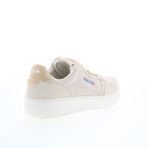 Skechers Sport Court 2.0 - Smooth Sparkle Womens Beige Sneakers Shoes