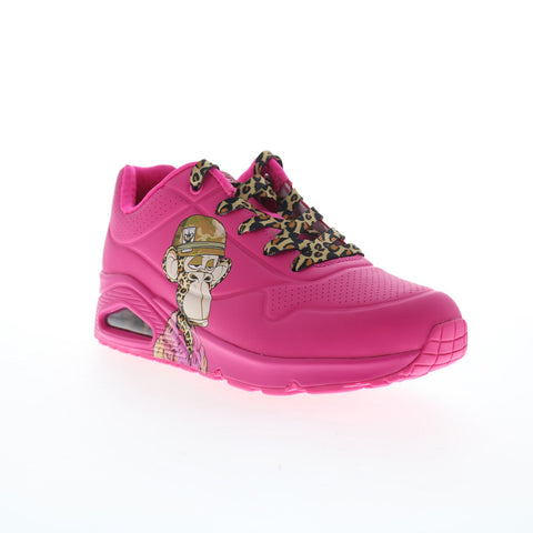 Skechers Uno Dr. Bombay Snoop Dogg Womens Pink Lifestyle Sneakers Shoes