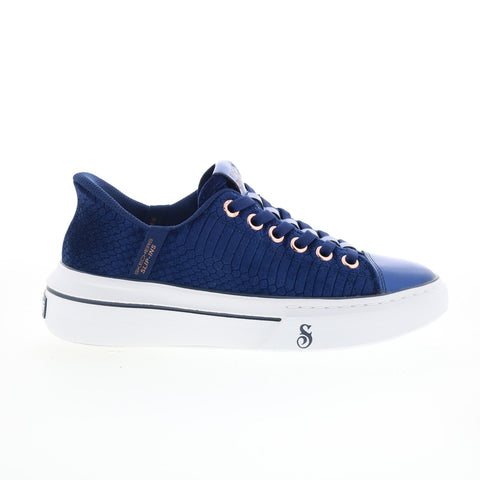 Skechers Slip-ins Snoop Dogg Snoop One Velvet Womens Blue Sneakers Shoes