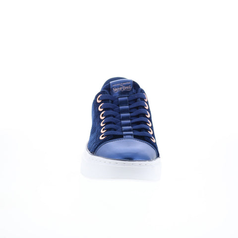 Skechers Slip-ins Snoop Dogg Snoop One Velvet Womens Blue Sneakers Shoes
