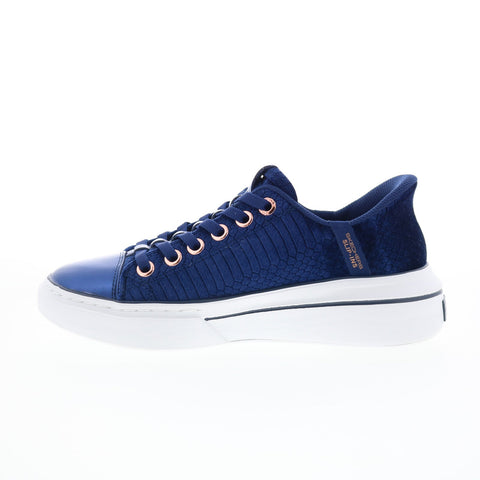 Skechers Slip-ins Snoop Dogg Snoop One Velvet Womens Blue Sneakers Shoes