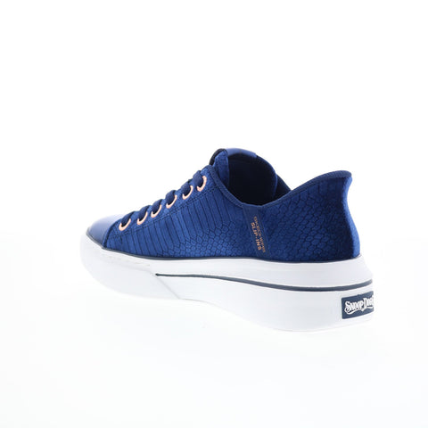 Skechers Slip-ins Snoop Dogg Snoop One Velvet Womens Blue Sneakers Shoes