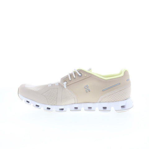 On Cloud 19.99503 Womens Brown Canvas Lace Up Athletic Running Shoes