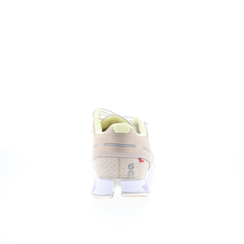 On Cloud 19.99503 Womens Brown Canvas Lace Up Athletic Running Shoes