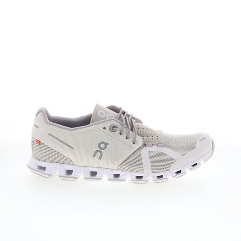 On Cloud 19.99901 Womens Gray Mesh Lace Up Athletic Running Shoes