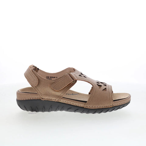 Drew Embark 19176-55 Womens Brown Leather Strap Strap Sandals Shoes