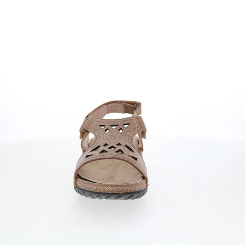 Drew Embark 19176-55 Womens Brown Leather Strap Strap Sandals Shoes