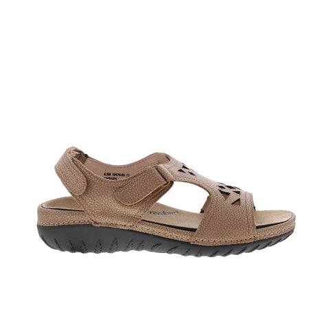 Drew Embark 19176-55 Womens Brown Leather Strap Strap Sandals Shoes