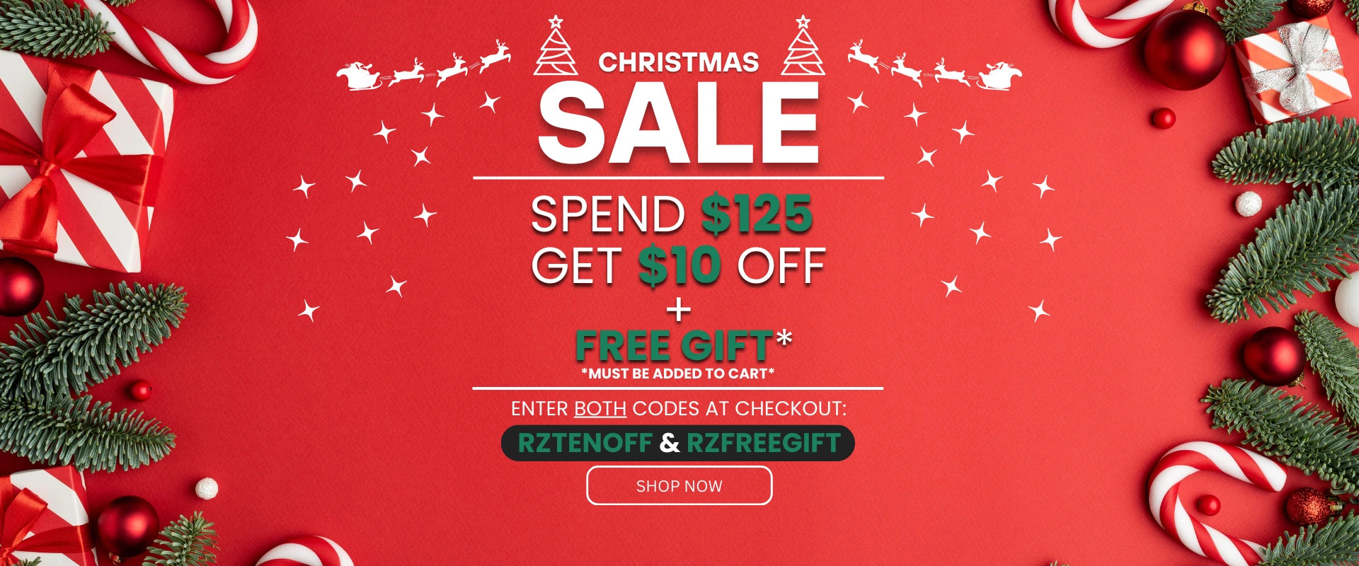 Spend $125 Get $10 off + Free Gift