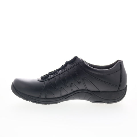Dansko Neena 1955-020202 Womens Black Leather Lifestyle Sneakers Shoes