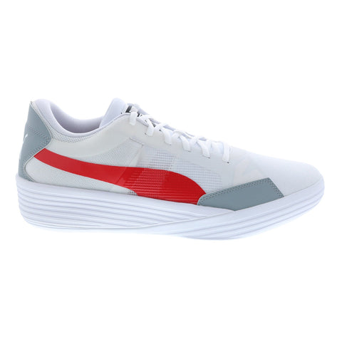 Puma Clyde All-Pro Team 19550904 Mens White Athletic Basketball Shoes