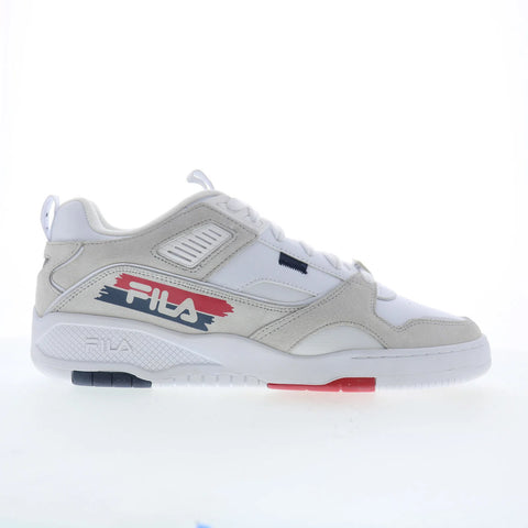 Fila Corda 1BM01757-126 Mens White Leather Lace Up Lifestyle Sneakers Shoes