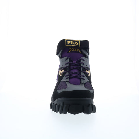 Fila Yak Boots 1BM01276-970 Mens Gray Leather Casual Dress Boots