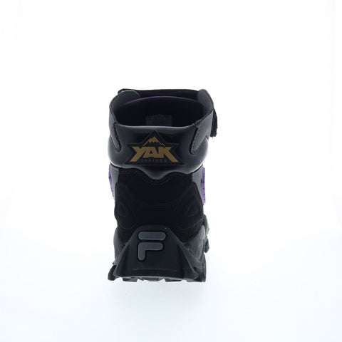 Fila Yak Boots 1BM01276-970 Mens Gray Leather Casual Dress Boots