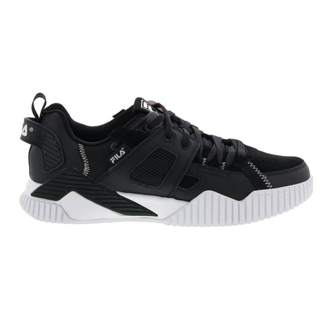 Fila Cage Mixed Media 1BM01731-013 Mens Black Lifestyle Sneakers Shoes