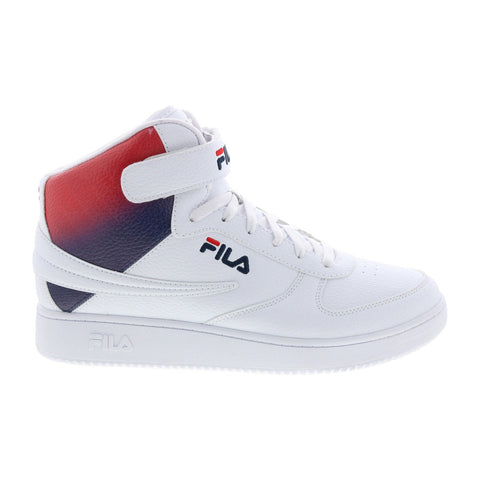 Fila A-High Fade 1BM01764-125 Mens White Synthetic Lifestyle Sneakers Shoes