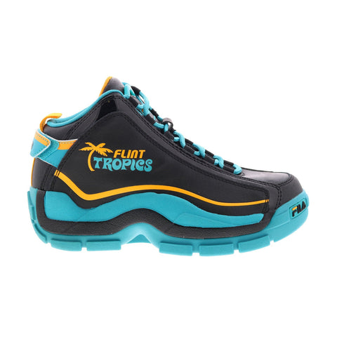 Fila Grant Hill 2 X Semi Pro Mens Black Leather Lifestyle Sneakers Shoes