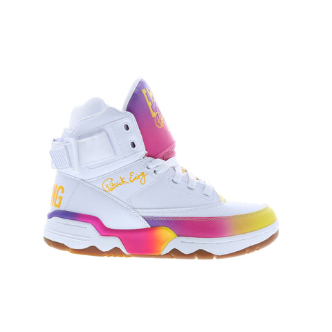 Ewing Athletics 33 HI Sunset Mens White Lifestyle Sneakers Shoes