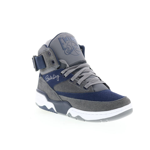 Ewing Athletics 33 HI 1BM02603-068 Mens Gray Suede Lifestyle Sneakers Shoes