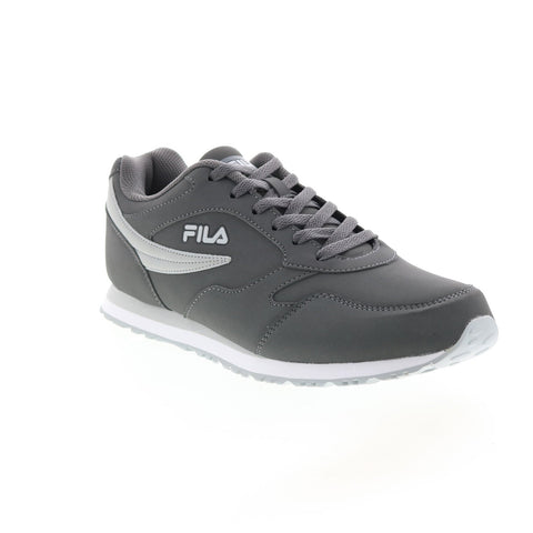 Fila Classico 18 1CM00200-072 Mens Gray Nubuck Lifestyle Sneakers Shoes