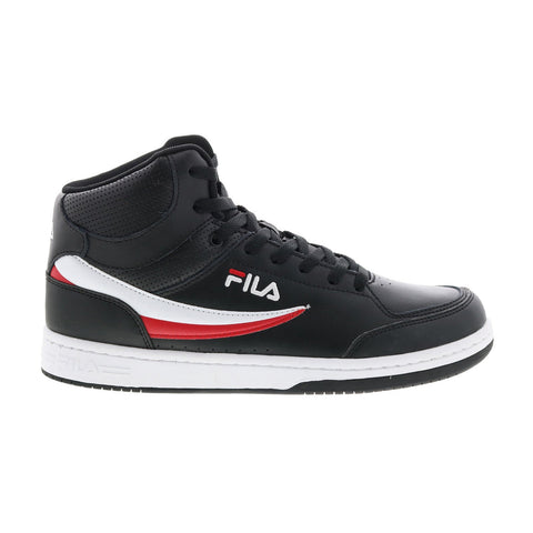 Fila BBN 92 Mid 1CM00840-014 Mens Black Leather Lifestyle Sneakers Shoes
