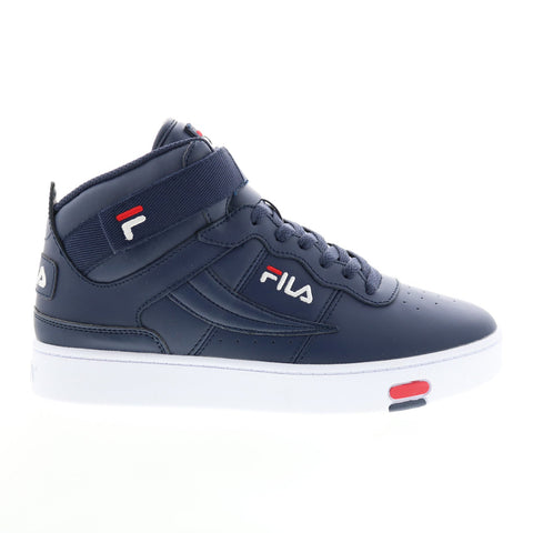 Fila V-10 Lux 1CM00881-422 Mens Blue Leather Lifestyle Sneakers Shoes