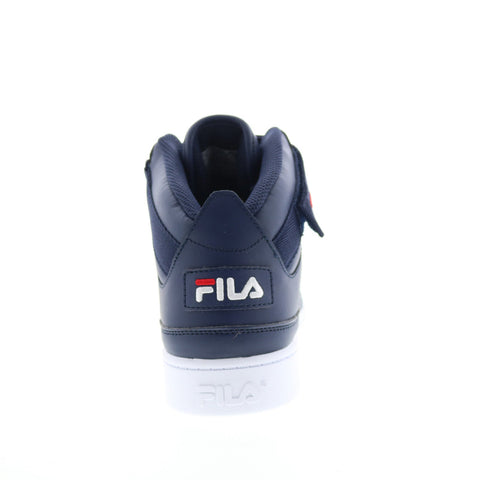 Fila V-10 Lux 1CM00881-422 Mens Blue Leather Lifestyle Sneakers Shoes